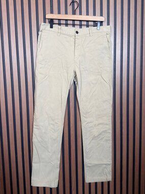 Outerknown Pants 33 x 30 Men’s Beige SEA Legs Organic Cotton Chino Stretch